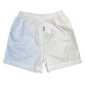 Edgehill Collection Boys Youth White Pull On Casual Shorts NWT 6